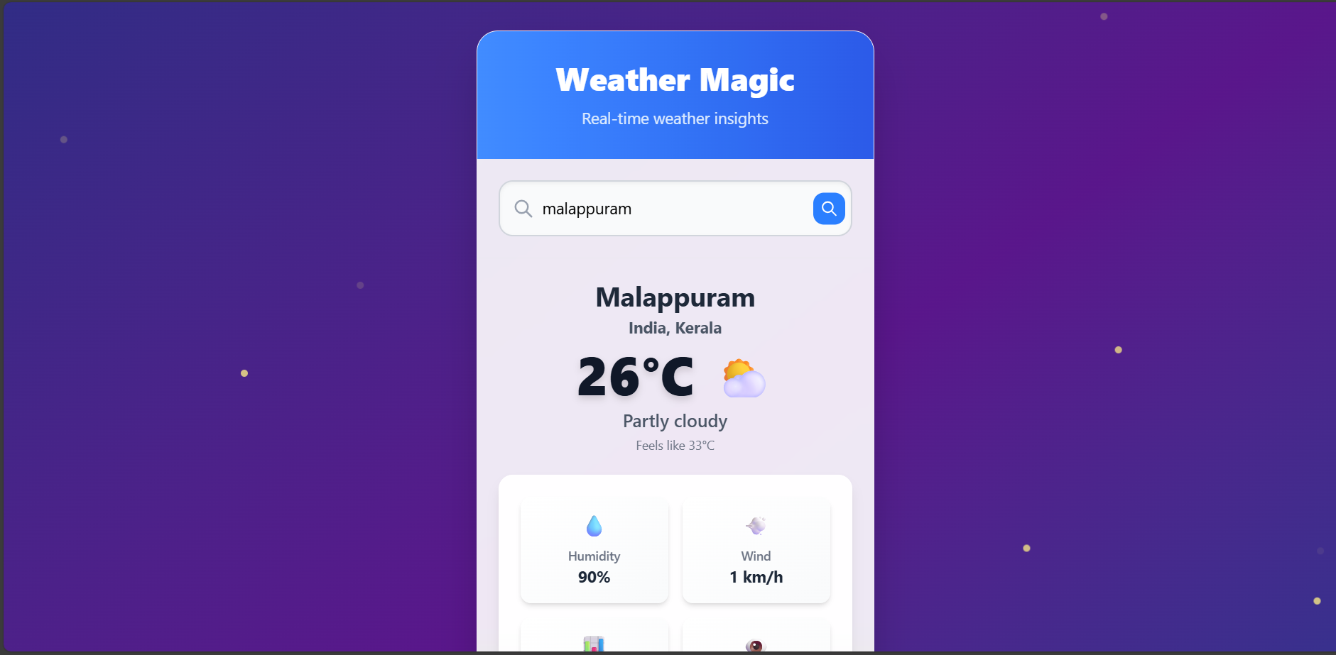 weather App Screenshot